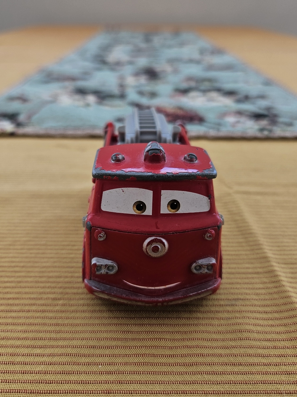 Disney Pixar Cars Radiator Springs Red Firetruck Die-cast Toy